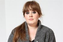 Beautiful woman showing
